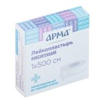 Лейкопластырь фиксирующий, Арма р. 1смх500см 1 шт белый