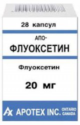 Апо-Флуоксетин, капс. 20 мг №28