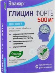 Глицин форте Эвалар, таблетки для рассасывания 500 мг / 0.58 г 60 шт