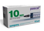 Шприц, 10 мл р. 0.7ммх40мм 22G 1/2 100 шт трехкомпонентный тип луер с надетой иглой