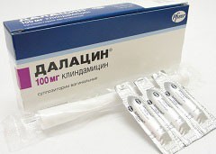 Далацин, суппозитории вагинальные 100 мг 3 шт в комплекте с аппликатором