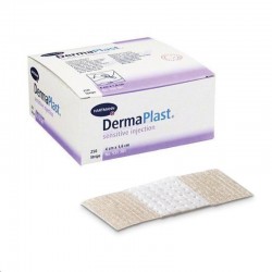 Пластырь, DermaPlast (Дермапласт) р. 4смх1.6см 1 шт арт. 535381 инъекцион сенситив телесный