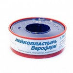 Лейкопластырь фиксирующий, р. 1.25смх500см 1 шт пласт. пенал