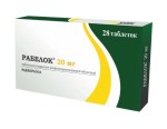 Рабелок, таблетки покрытые кишечнорастворимой оболочкой 20 мг 28 шт