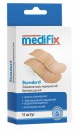 Лейкопластырь бактерицидный, Medifix (Медификс) р. 1.9смx7.2см 10 шт импэкс-мед стандарт на полимерной основе натуральный