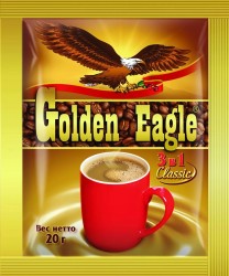 Напиток кофейный, Golden Eagle (Голден Игл) 20 г 1 шт Классик 3в1 растворимый саше