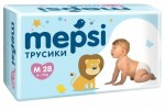 Подгузники-трусики, Mepsi (Мепси) 6-11 кг р. m 28 шт