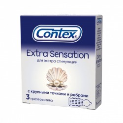 Презервативы, Contex (Контекс) 3 шт Экстра сенсейшн