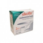 Пластырь, Silkofix (Силкофикс) р. 2смх500см 1 шт на тканевой основе