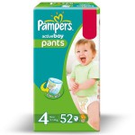 Подгузники-трусики для мальчиков, Pampers (Памперс) 9-14 кг 52 шт актив бой макси