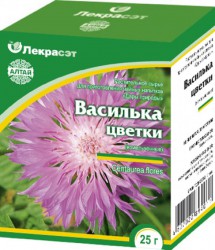 Василька цветки, сырье 25 г 1 шт