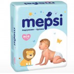 Подгузники-трусики, Mepsi (Мепси) 6-11 кг р. m 58 шт