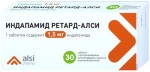 Индапамид ретард-АЛСИ, таблетки с пролонгированным высвобождением покрытые пленочной оболочкой 1.5 мг 30 шт