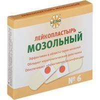 Лейкопластырь мозольный, Leiko (Лейко) р. 2смх7см 6 шт