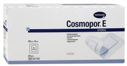 Повязка стерильная самоклеющаяся, Cosmopor E (Космопор Е) р. 20смх8см 25 шт арт. 901025 послеоперационная