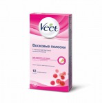 Восковые полоски для депиляции, Veet (Вит) 12 шт для нормальной кожи