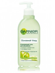 Гель для умывания, Garnier (Гарньер) 200 мл Основной уход очищающий для нормальной и смешанной кожи