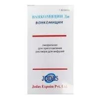 Ванкомицин Дж, лиофилизат для приготовления раствора для инфузий 500 мг 1 шт