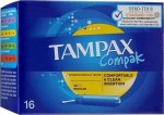 Тампоны, Tampax (Тампакс) 16 шт компак регуляр с аппликатором