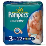 Подгузники, Pampers (Памперс) 4-9 кг р. 3 82 шт актив беби миди